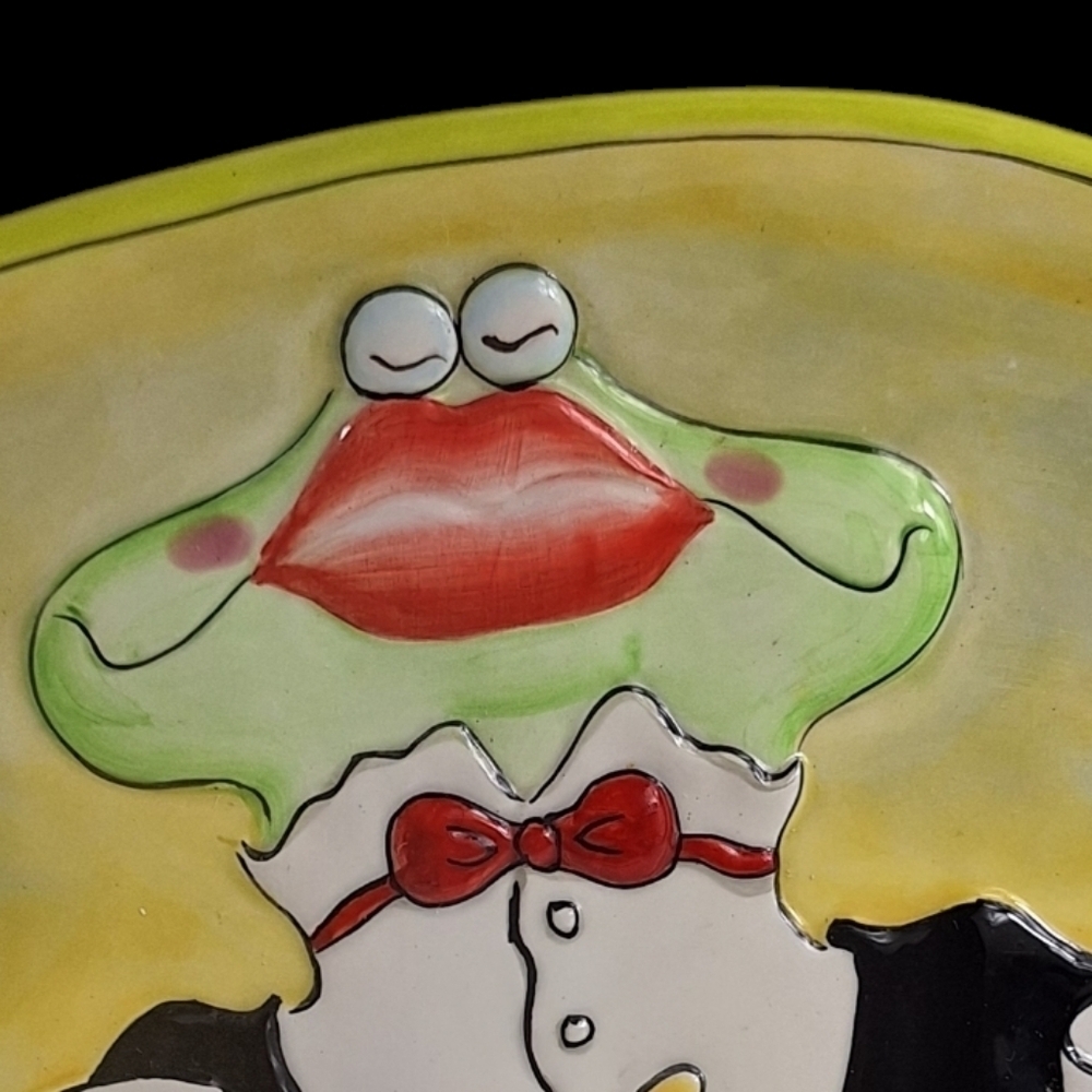 Farm Gourmet Green Frog Waiter Platter - Picture 6 of 11